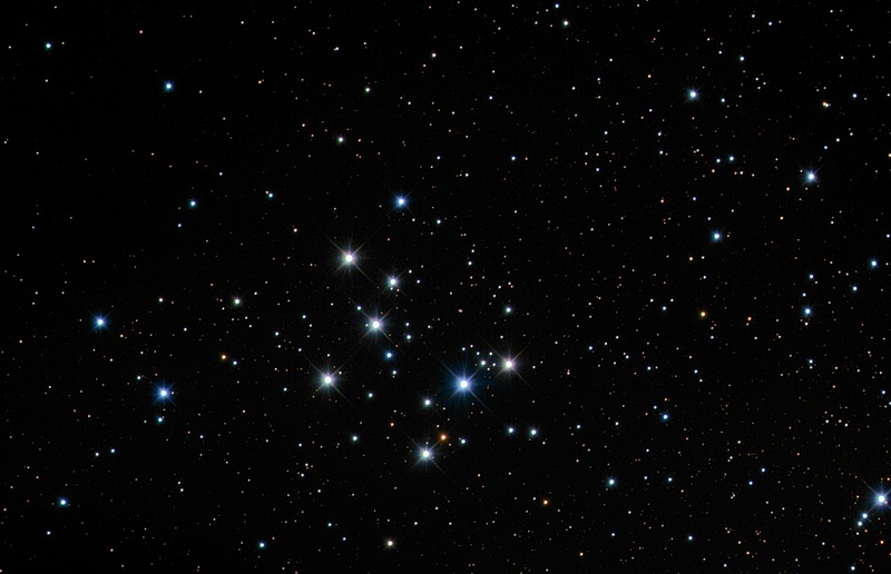 messi, astronomy, astronomical objects, m29, star - space, glowing, science, sky, constellation, space, luminosity, light - natural phenomenon, digital