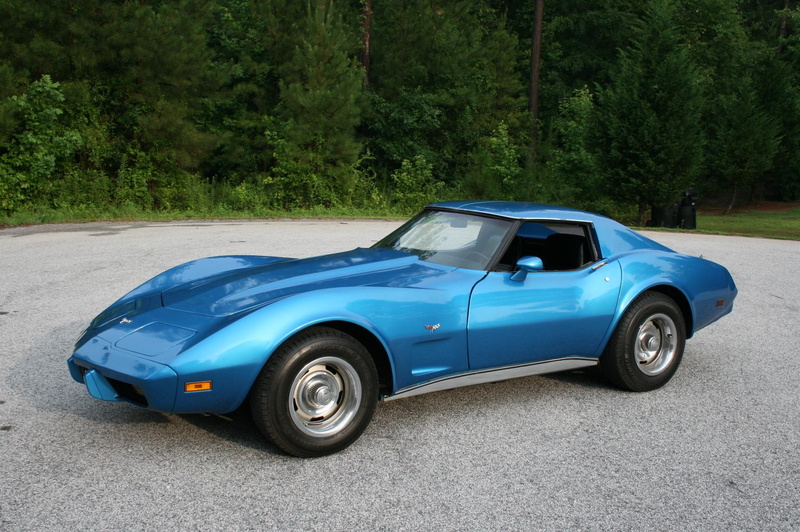 1977, chevrolet, chevy, vette, blue, 1080P, antique, sports, cars, classic, corvette