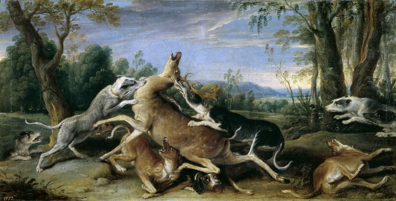 2K, dog, nature, animal family, day, underwater, Art, outdoors, hunting, water, painting, lake, animals in the wild, pack, no people, animal, group of animals