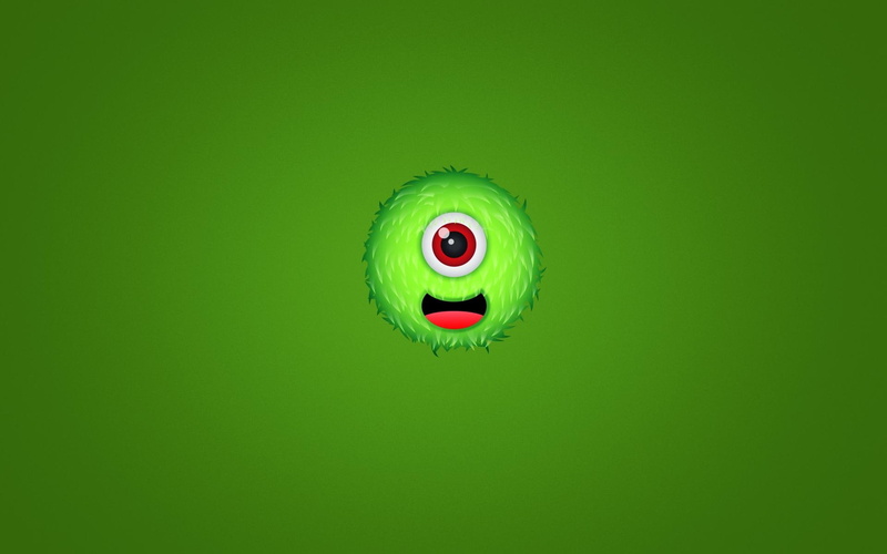 green, eyed, illustration, cyclopes, 1920x1200, 1080P, digital art, monster, one