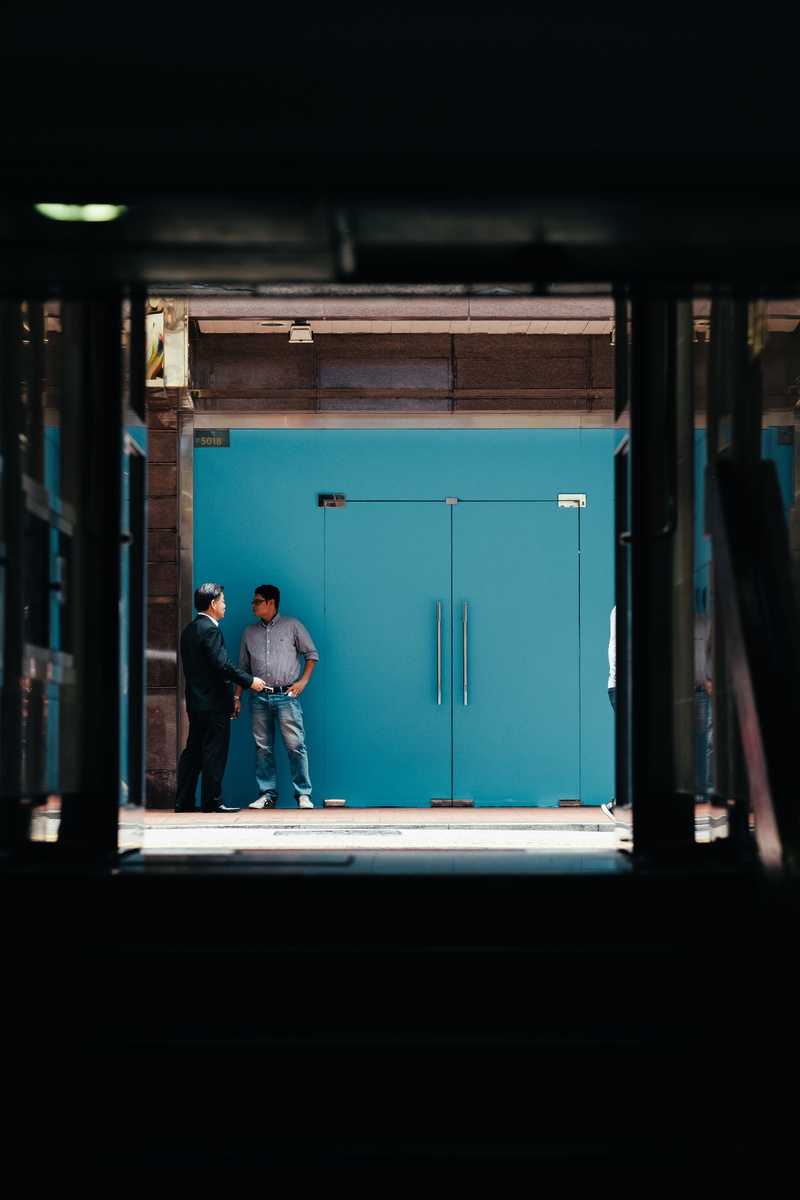 guys, 5K, roadside, city, tunnel, men, lifestyles, wooden, casual clothing, man, leisure activity, blue, street, outdoors, hong kongmdoorwat, walking