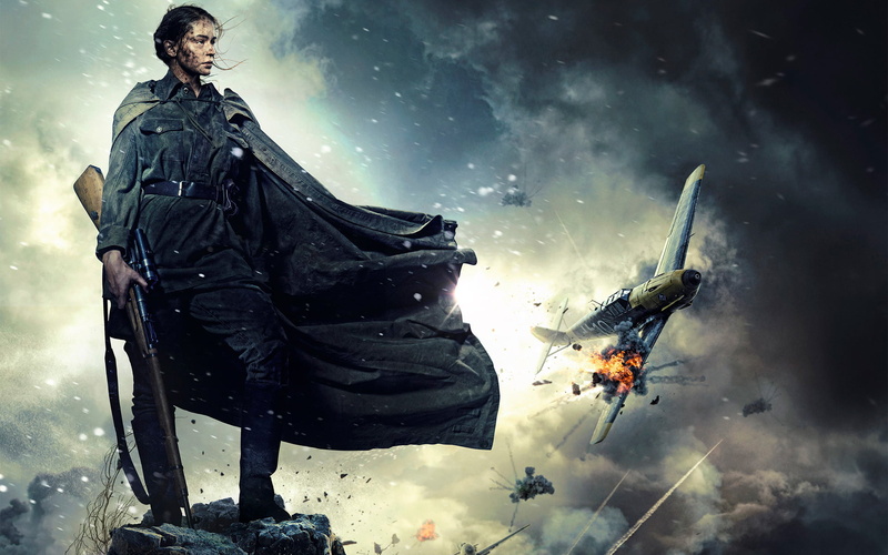 helmet, one Person, imagination, fighter, men, sign, full length, sky, uFO, people, outdoors, Yulia Peresild, Battle for Sevastopol, holding, snow, winter
