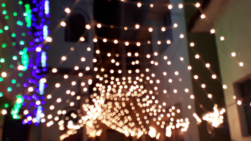 festival, decoration, christmas lights, light - natural phenomenon, abstract, event, holiday, night, desktop, merry, glisten, shining, outdoors, celebration