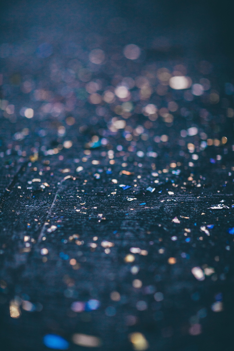 floor, focus, shiny, backgrounds, nature, city, high angle view, dark, bokeh, outdoors, confetti, motion, illuminated, night, color, 5K, blur, abstract
