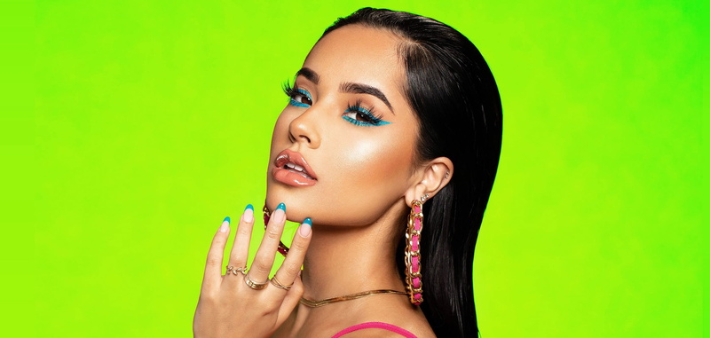 Singer, Singers, Brown Eyes, Girl, Black Hair, 1080P, Becky G, American, Earrings