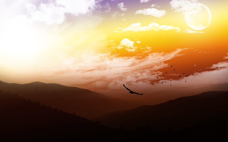 fog, beauty In Nature, outdoors, the sky, mid-air, mountain, sunbeam, hill, light - Natural Phenomenon, landscapes, cloud - Sky, sky, silhouette, cloudscape