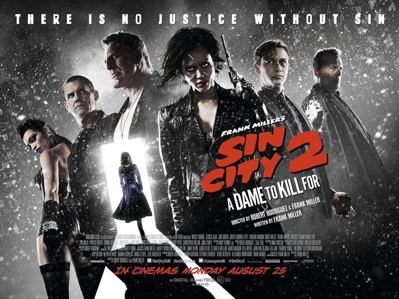 action, city, kill, crime, dame, thriller, 4K, sin