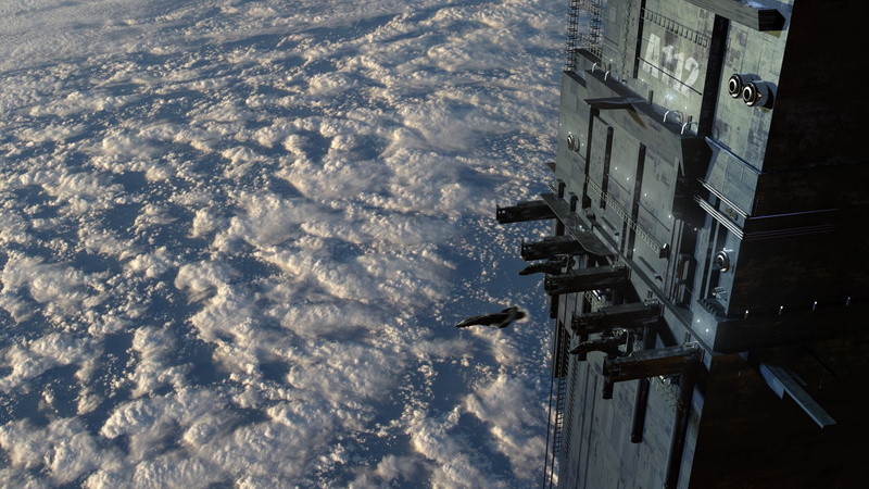 nature, outdoors, Fighting, spaceship, water, Futuristic, Tactical, mode of transportation, citizen, sci, space, architecture, flying, aerial view, Fps