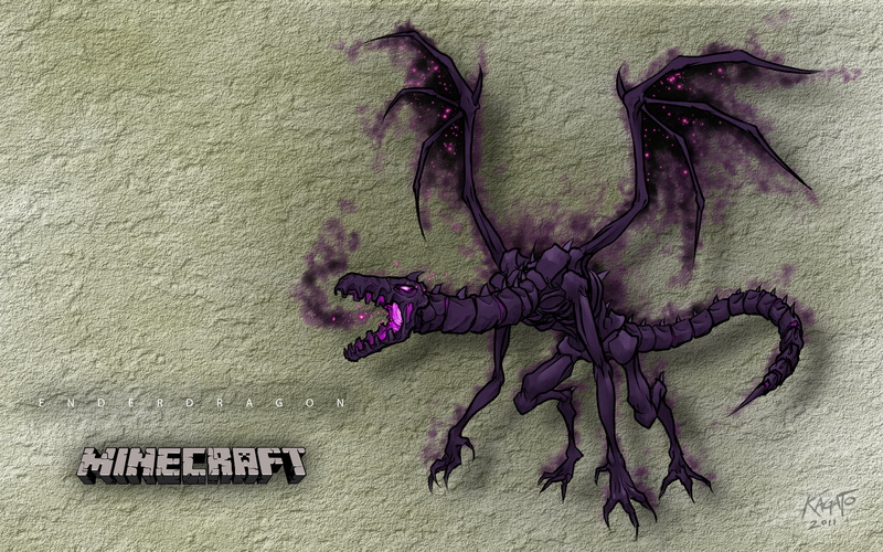 Ender Dragon (Minecraft), Minecraft, Video Game, Dragon, 1080P
