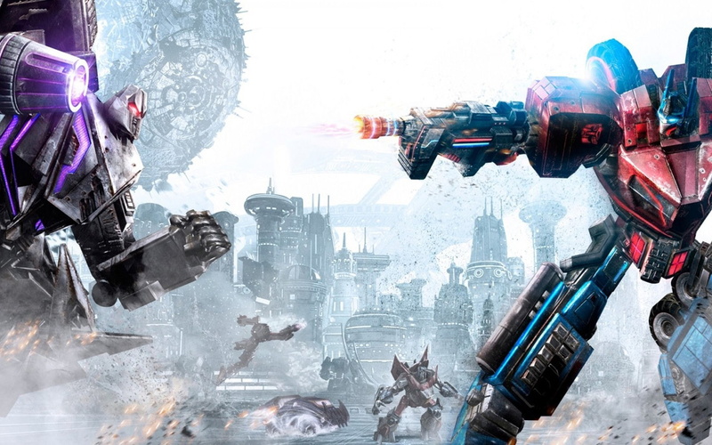 1080P, fall, cybertron, sci-fi, shooter, mecha, fighting, action, transformers