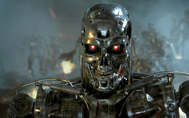 cyborg, robot, film, action, terminator, movie, 1080P, sci fi