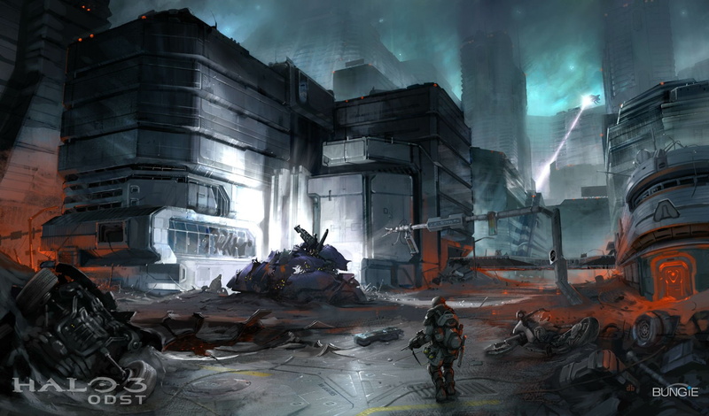 fps, action, odst, futuristic, 1080P, war, sci-fi, fighting, 1odst, halo, shooter