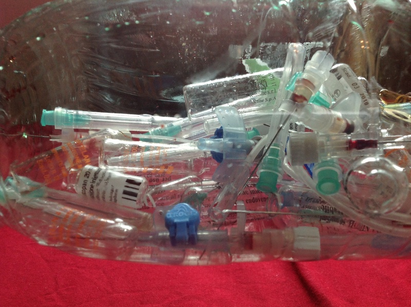 no people, medical, clear, bag, container, 2K, syringes, narcotic, surface, needle, stack, multi colored, injection, red, gift, abundance, plastic bag