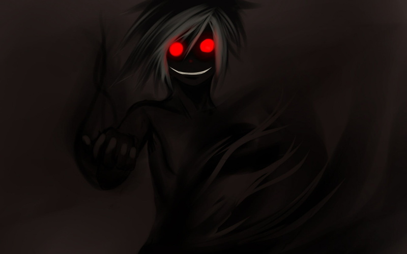 1080P, unrecognizable person, one person, red, fear, hairstyle, black background, women, beautiful woman, front view, adult, manga, mystery, indoors, human hair