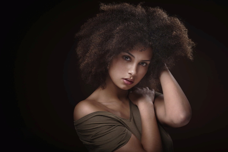 girl, brown hair, curls, shoulder, mulatto, hair, look, 1080P