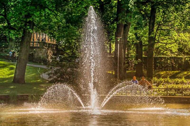long exposure, park, wet, waters, pond, tree, growth, lake, forest, green, nature, sparkling, outdoors, idyllic, waterfront, motion, landscape, reflection