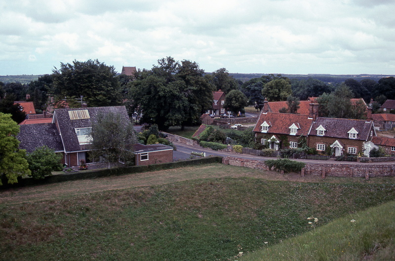 growth, residential district, united kingdom, castle rising, architecture, east anglia, land, tree, field, house, building exterior, city, cloud - sky