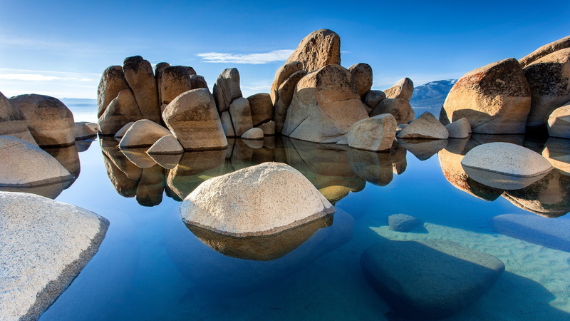 scenics - nature, rock, water, travel, tranquil scene, landscape, tranquility, environment, outdoors, marine, rock formation, stones, geology, sky, eroded