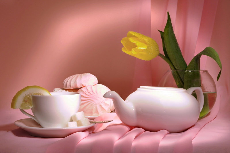 indoors, pitcher - jug, mug, decoration, flowering plant, food and drink, flower, 2K, no people, drink, saucer, easter, tea cup, Tea, Teapot, pink color