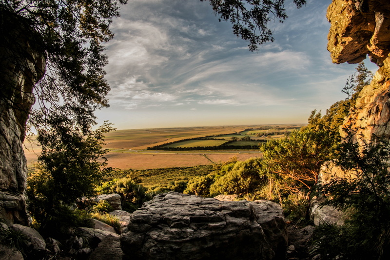 trail, Hiking, non-urban scene, Field, Landscape, rock, scenics - nature, scenics, cloud - sky, rustic, purity, mountaineering, clouds, rock - object, tranquility