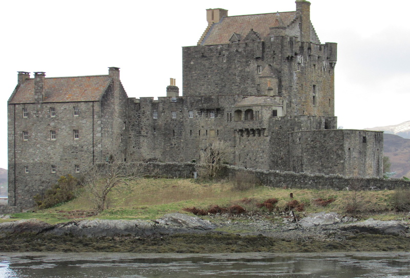 travel destinations, river, travel, fortress, clear sky, scotland, outdoors, 4K, architecture, the past, built structure, medieval castles, building exterior