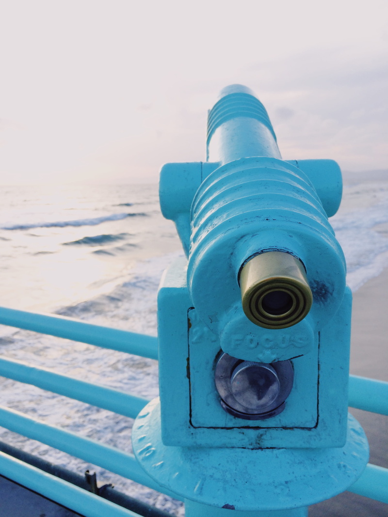 land, outdoors, no people, sky, beach, close-up, binoculars, 2K, water, day, metal, manhattan beach, coin-operated binoculars, beauty in nature, blue