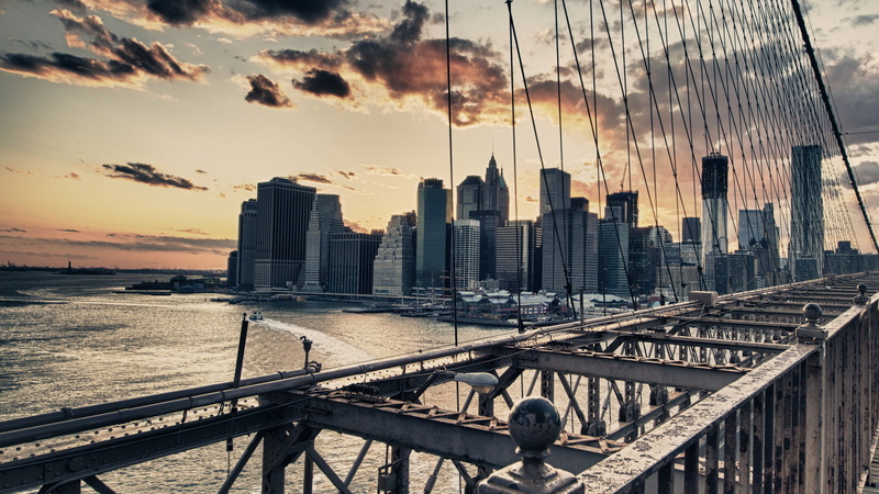 city, tower, downtown, built structure, bridge - man made structure, bridge, waterfront, europe, famous, skyline, old, travel, steel, landmark, sea, support
