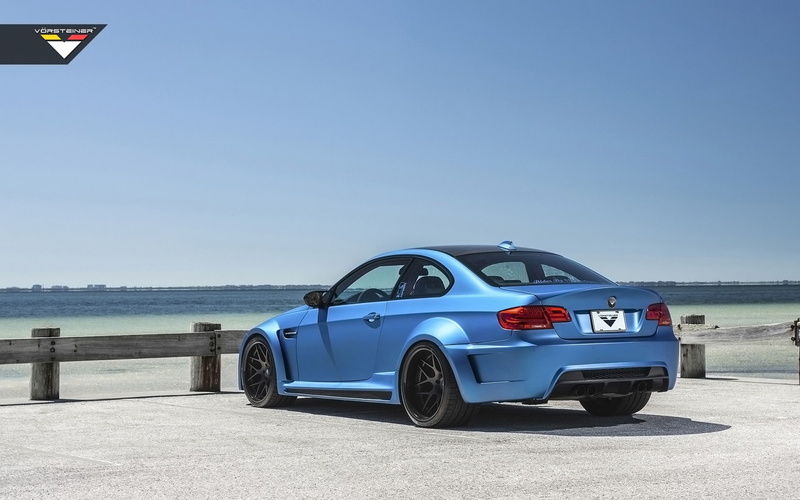 blue cars, BMW M3 GTRS3, Vorsteiner, BMW, 1080P, BMW M3