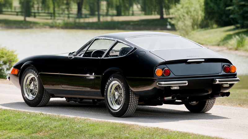 Black Car, Sport Car, Ferrari 365 GTB/4 Daytona, Grand Tourer, Coupé, Ferrari, Old Car, 1080P, Car