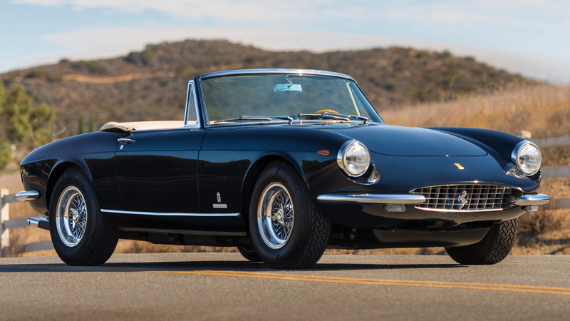 Black Car, 1080P, Sport Car, Ferrari, Old Car, Ferrari 365 GTS, Grand Tourer, Convertible, Car