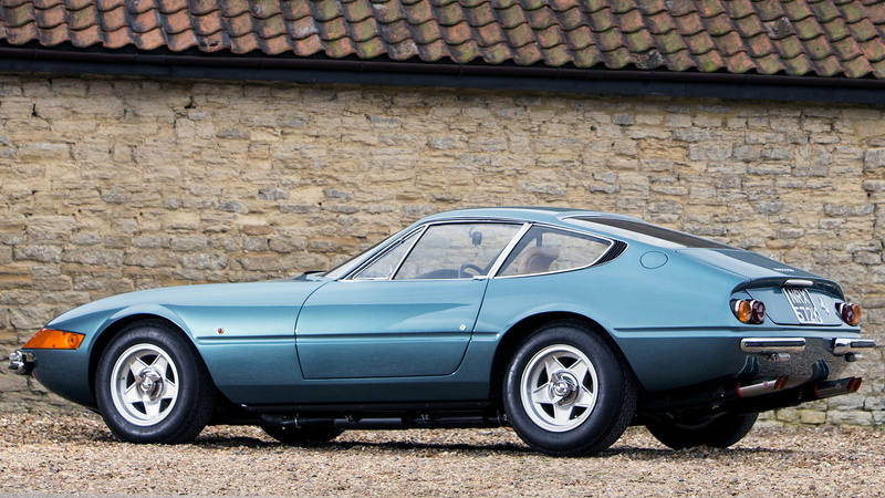 Old Car, Grand Tourer, Car, Ferrari 365 GTB/4 Daytona, Coupé, 1080P, Sport Car, Blue Car, Ferrari