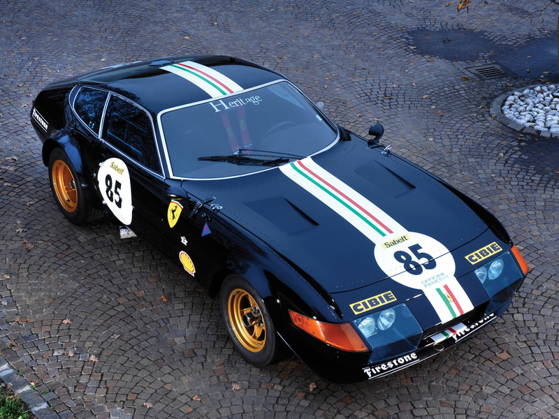 supercar, 1970, 365, ferrari, competizione, daytona, gtb 4, 1080P, race, racing
