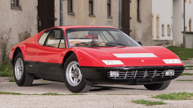 1080P, Old Car, Coupé, Red Car, Ferrari 365 GT4 Berlinetta Boxer, Grand Tourer, Car, Ferrari, Sport Car