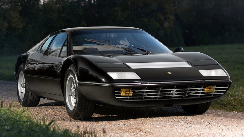 Coupé, Black Car, Ferrari, Car, Ferrari 365 GT4 Berlinetta Boxer, Sport Car, Old Car, 1080P, Grand Tourer