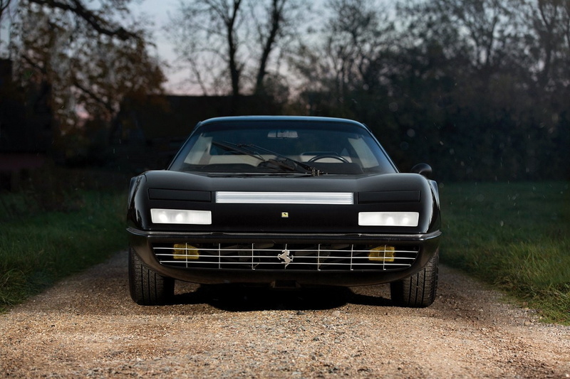 365, black, 1973, gt4, 720P, coupe, berlinetta, boxer, cars, ferrari