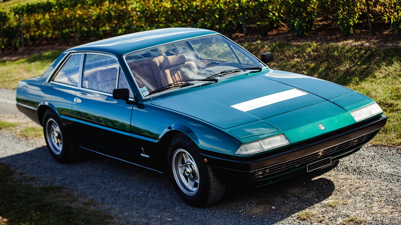 Ferrari 365 GT4 2+2, Grand Tourer, Ferrari, Green Car, Sport Car, Old Car, 1080P, Car