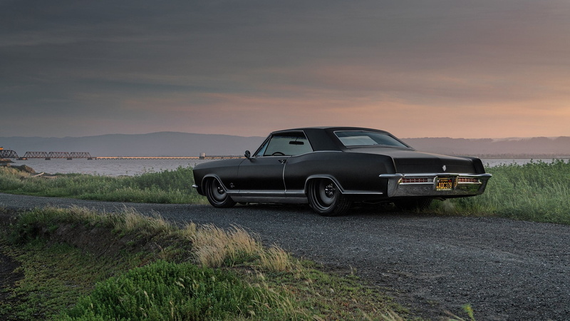 road trip, 1080P, scenics - nature, sky, landscape, grass, mode of transportation, Buick, motor vehicle, water, sunset, sports utility vehicle, cloud - sky