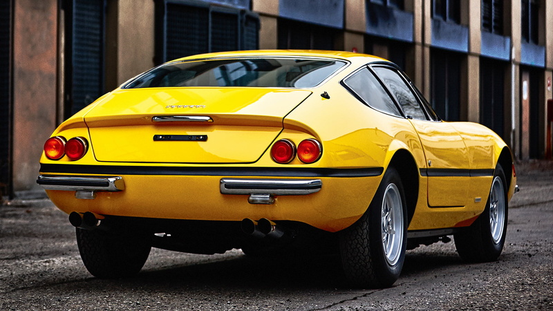 Coupé, Ferrari 365 GTB/4 Daytona, Old Car, Sport Car, Yellow Car, Car, 1080P, Grand Tourer, Ferrari