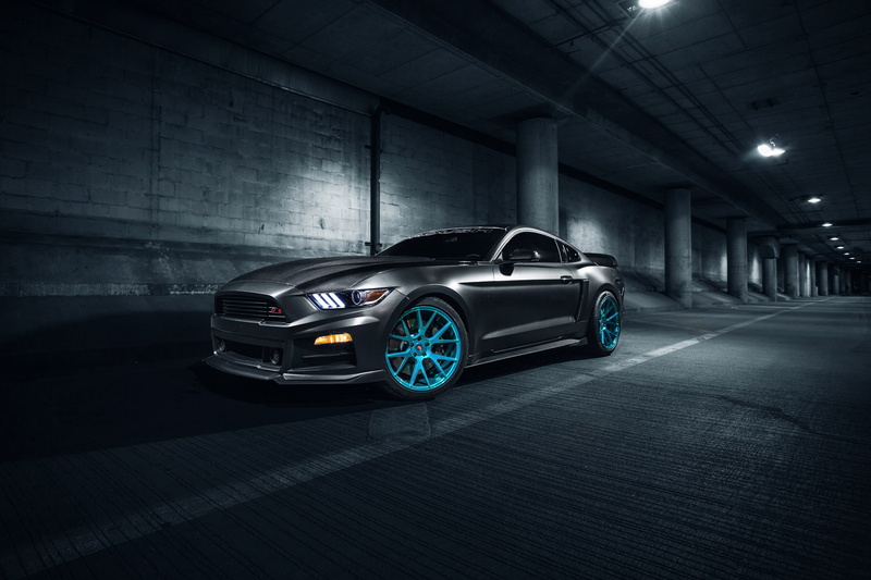 ford, photo, Ford Mustang, Pirelli, mustang, 1080P, ROUSH Performance, gray, Vossen, road