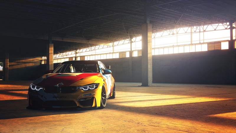 natural light, car, BMW M4, vehicle, 4K, BMW M4 GT4, sports car, BMW