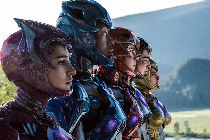 Dacre Montgomery, Becky G, team, Power Rangers, superhero, 2K