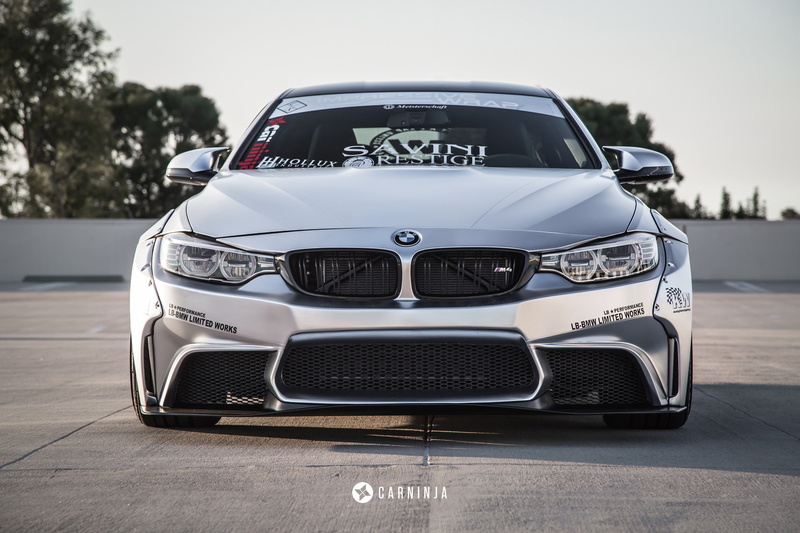 car, reflection, LB Works, no people, Vossen, nature, mode of transportation, outdoors, front view, day, Carninja, focus on foreground, retro styled, close-up