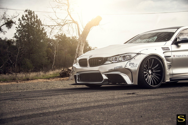 architecture, street, motor vehicle, wealth, retro styled, headlight, outdoors, luxury, city, no people, travel, land vehicle, m4 bmw m4 coupe lb performance lb works libertywalk low car