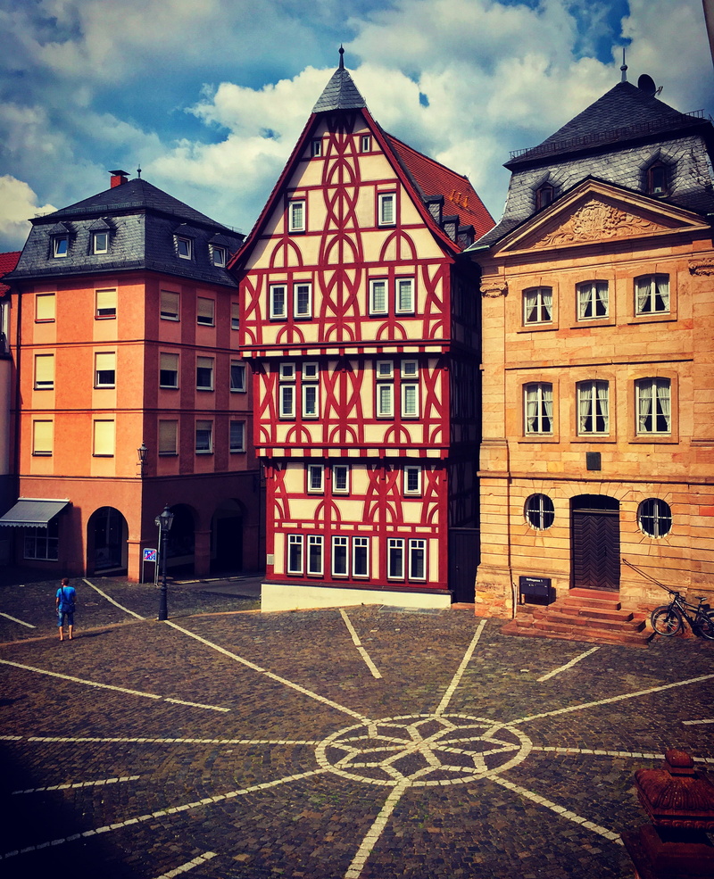 famous Place, 2K, row house, house, building, city, school, street, europe, town, the past, outdoors, multi colored, window, day, education, sky, building Exterior