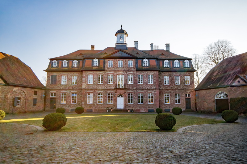 mansion, emmerich hofen, facade, kahl, castle, building Exterior, emmerich hofen closed, no people, history, lower franconia, germany, house, sky, bavaria