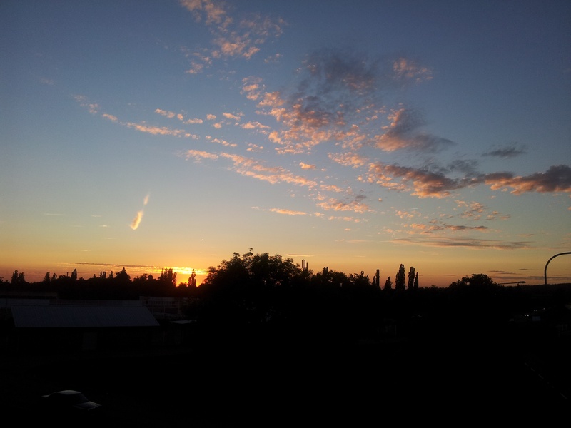 no people, silhouette, city, cloud - sky, plant, sky, architecture, scenics - nature, 2K, sunset, aschaffenburg, orange color, nature, tree, beauty in nature