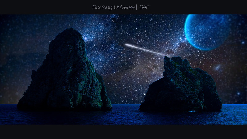 fantasy art, rock - object, solid, no people, space, star, star - space, rock formation, science, stack rock, scenics - nature, auto post production filter