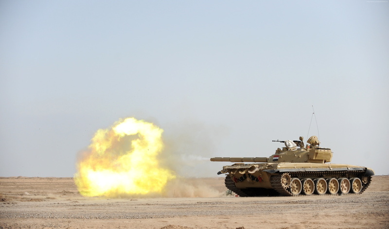 aggression, T-72B3, land, weapon, mode of transportation, outdoors, tank, government, firing, day, 4K, military, shooting a weapon, armed forces, smoke - physical structure