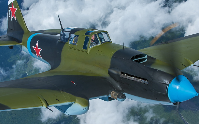 Il-2M3, THE RED ARMY AIR FORCE, 1080P, Attack, The plane, The Second World War, Il-2