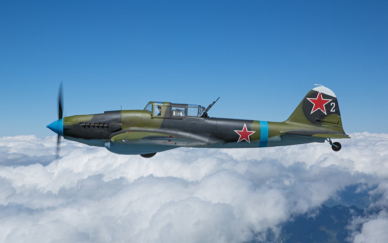 The Second World War, THE RED ARMY AIR FORCE, Il-2M3, Il-2, 1080P, The plane, Attack